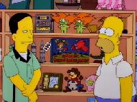 Click to watch 'Homers Phobia' (popup) The Simpsons